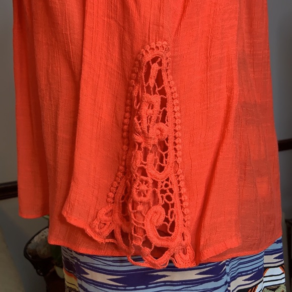 Peekaboo Shoulder Blouse A.Byer Sz M - Picture 4 of 5